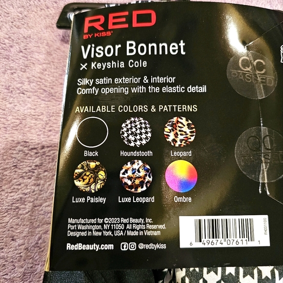 RED BY KISS X Keyshia Cole Visor Bonnet - Picture 3 of 4